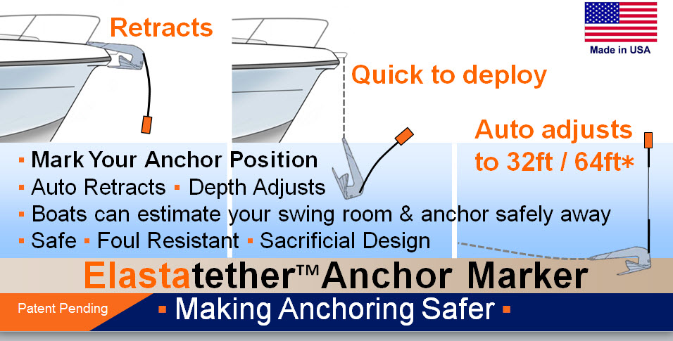 Elastatether anchor marker - Making anchoring safer